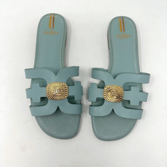 Sam Edelman Bay Radiant Slide Sandal Blue Size 7.5 - Picture 3 of 8
